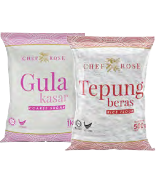 Chef rose sugar & flour